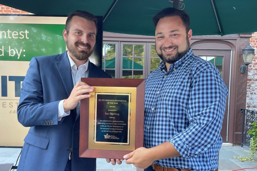 For Second Consecutive Year, New York Young Insurance Professionals Names SterlingRisk’s Ian Sterling Member of the Year