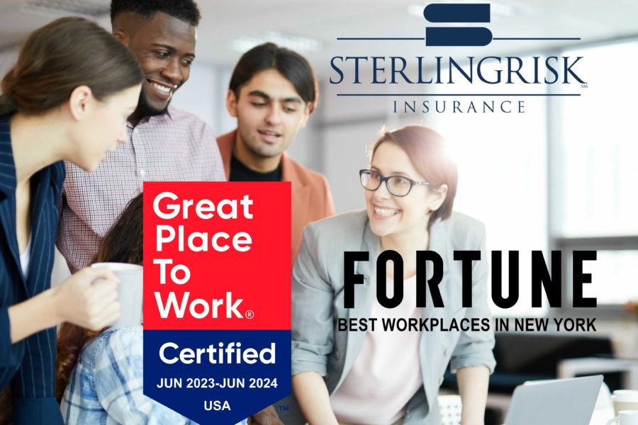 SterlingRisk Again Named to Fortune® Best Workplaces in New York and Recertified Great Place to Work®